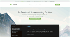 Desktop Screenshot of loglineapp.com